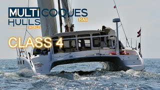 O Yachts Class 4 catamaran  Boat test teaser  Multihulls World  Multicoque Mag [upl. by Bluefield]