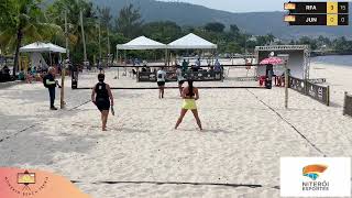 INTERPOINTS BEACH TENNIS NITERÓI  Cat B  BT Ralff Abreu x Juntos BT [upl. by Aseyt932]