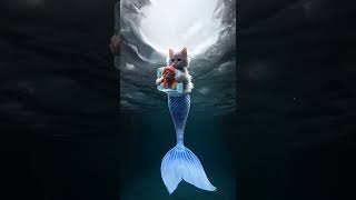 ❄️🐱 Mermaid Kittens Rescue 🧊🌨️ cat cattales catfunny funny disneyanimatedcartoons catvideos [upl. by Aneema]