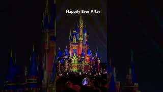 Happily Ever After Fireworks at Disneyworld Orlando Florida disneyworld happilyeverafter [upl. by Esinnej]