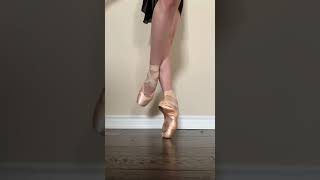 Pointe work for ballet shorts [upl. by Ayekal]