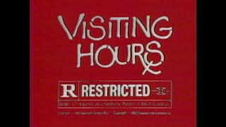 VISITING HOURS 1982 TV Spot C visitinghours visitinghourstrailer [upl. by Herrah267]