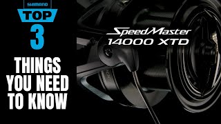 Shimano SpeedMaster XTD Surf Spinning Reel Top 3 Features [upl. by Caffrey]