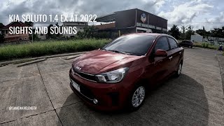 CAR ASMR  2022 Kia Soluto 14 EX AT Philippines Specs  Sights amp Sounds [upl. by Yemac]