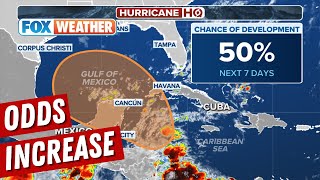 Odds Increase Again For Tropical Development In Gulf Of Mexico Or Caribbean Next Week [upl. by Vashtee614]