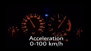 BMW 530d E39 193HP  Acceleration 0100 kmh [upl. by Pacian217]