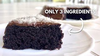 How to make the EASIEST and QUICKEST Oreo Cake ONLY 3 INGREDIENTS😍 [upl. by Martens]