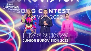 Junior Eurovision Song Contest 2022  Live Show  Yerevan Armenia 🇦🇲  SpinTheMagic [upl. by Anhpad]