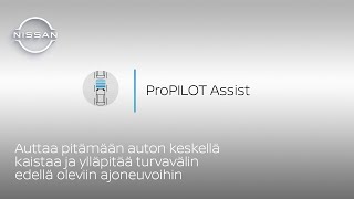 Näin Nissan ProPILOT Assistjärjestelmä toimii [upl. by Normak966]