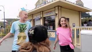 Hanging at Six Flags with JoJo Siwa Rebecca Zamolo amp Matt Slays WK 3185  Bratayley [upl. by Yatnoed243]