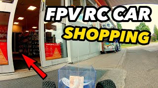 FPV RC Car Buying Food [upl. by Gabrielli373]