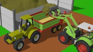 Tractor with loader for manure  Farm Works and Tractor Story  Channel about Tractors 2024 [upl. by Eve]