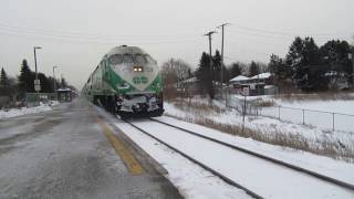 GO Transit MP40PH 625 arriving and departing Old Cummer GO Station [upl. by Adolf]