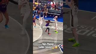 They Played Caitlin Clark Slayed caitlinclark wnba basketball [upl. by Dietz]