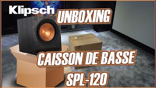 Unboxing Caisson de Basse KLIPSH SPL120 Home Cinéma [upl. by Enotna]