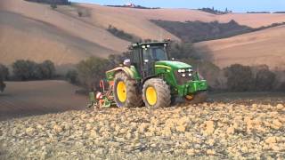 John Deere 7830  AMAZONE ADP 303 Special 3 [upl. by Tillion]