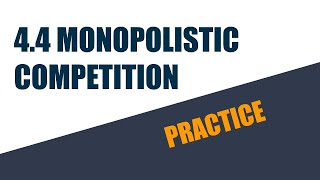 44 Monopolistic competition P [upl. by Kimbra]