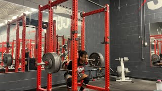 Slight 435lbs squat  Bench [upl. by Ferrick]