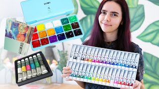 Best Gouache Brands for Beginners and Artists  Comparison 🎨 [upl. by Mayram]