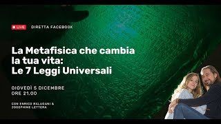 LA METAFISICA CHE CAMBIA LA TUA VITA LE 7 LEGGI UNIVERSALI [upl. by Dnomsed706]