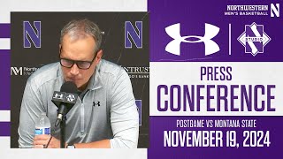 Mens Basketball  Postgame vs Montana State  Press Conference 111924 [upl. by Clevey579]