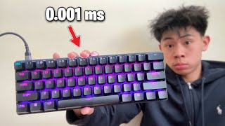 i tried the FASTEST Gaming Keyboard [upl. by Ecire]