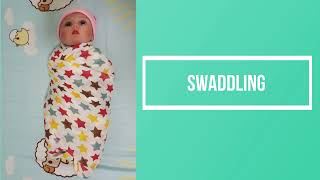 Newborn Care 10 How to swaddle newborn baby [upl. by Owens]