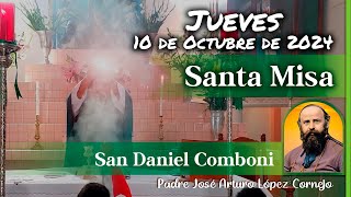 ✅ MISA DE HOY jueves 10 de Octubre 2024  Padre Arturo Cornejo [upl. by Kendy]