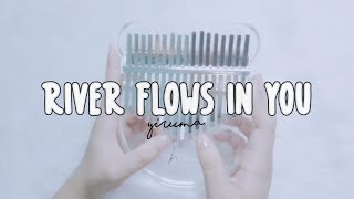 Yiruma  RIVER FLOWS IN YOU  Kalimba Cover with TABS [upl. by Saloma]