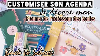 Customiser son Agenda  Planner de Professeur des écoles  Back To School [upl. by Charlena]