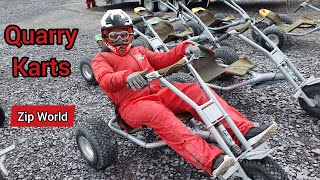 Quarry Karts Zip World [upl. by Anse]