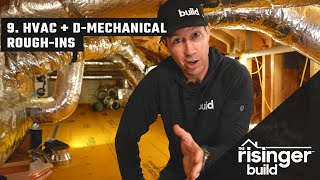 The Risinger Build Episode 9  HVAC  DMechanical RoughIns [upl. by Herzen600]