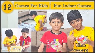 12 Indoor Games and Activities for Kids  Party games for kids  Birthday Party games  Fundoor [upl. by Sherrer]