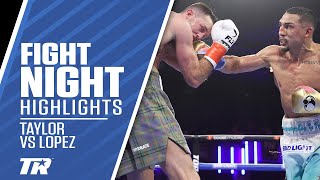 Teofimo Lopez Upsets Josh Taylor to Win Jr Welterweight Title  FIGHT HIGHLIGHTS [upl. by Nared]