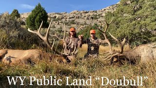 Wyoming Public Land General season elk hunt We Doubled up 2021 [upl. by Alec]