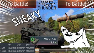 The Sneakiest Tank in Top Tier  Wiesel 1A2  War Thunder [upl. by Dur]