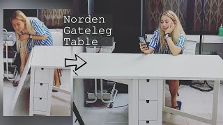 Table With Wings  Fly High  Ikea Norden Gateleg  Pwede MagPingPong [upl. by Sheba]