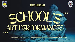 SCHOOLS ART PERFORMANCES  SMAK PENABUR SERANG [upl. by Nonaihr]