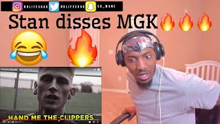 Eminem Clone buried Machine Gun Kelly  Eminem  Sincerely Stan MGK DISS Part 2  REACTION [upl. by Imas]