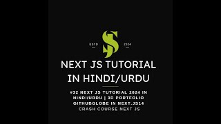 Next Js Full Tutorial 32  3D Portfolio GitHub Globe amp Globe file Part 7  Crash Course 2024 [upl. by Fai]