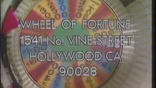 Wheel of Fortune ticket plug 1980 [upl. by Philbrook]