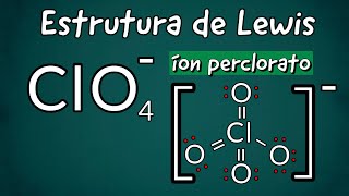 Como Escrever a Estrutura de Lewis CORRETA para o íon perclorato [upl. by Ayenat]