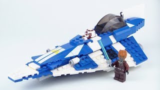 LEGO Star Wars Plo Koons Jedi Starfighter 8093 Review From 2010 [upl. by Aniweta]