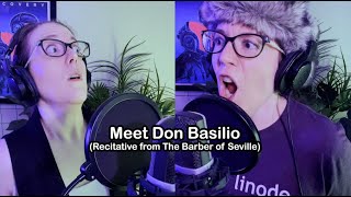 Meet Don Basilio Recitative from The Barber of SevilleIl Barbiere di Siviglia [upl. by Niroc695]