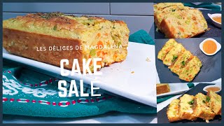 CAKE SALÉ AUX LÉGUMES  THON ET MAÏS ULTRA MOELLEUX [upl. by Aihtenyc]