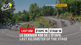 Last KM  Stage 14  TDF2021 [upl. by Arahsit382]