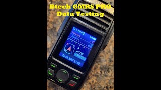 BTech GMRS PRO  Sending data text amp location sharing [upl. by Maison]