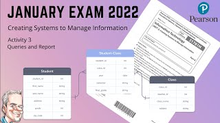 NEW  BTEC Level 3 Database 2022 Exam  Part A  Queries amp Reports Walk through [upl. by Kahler]