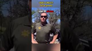 ID Refusal Cop Tries To Violate 4th Amendment Right shorts [upl. by Pisarik]