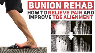 Bunion Rehab  How to Stretch and Mobilize Your Big Toe [upl. by Tilagram512]